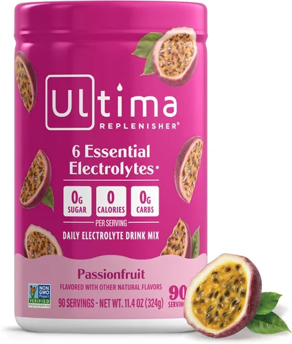 Vista 21 de Ultima Replenisher Mezcla diaria de electrolitos en polvo, sin azúcar, frambuesa azul, 90 porciones, polvo de hidratación con 6 electrolitos