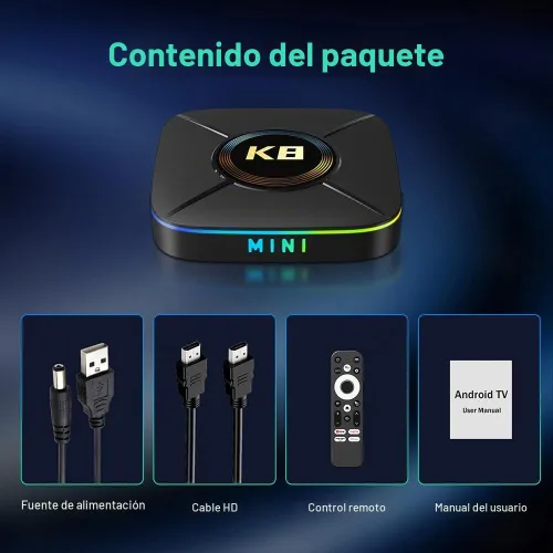 Vista 9 de Android 14,0 TV Box RK3518 Quad Core 2GB RAM 32GB ROM
