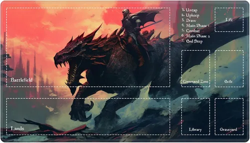 Vista 34 de Alfombra de juego con zonas para juego de cartas MTG, alfombras de juego de mesa, alfombras de juego de mesa de Magic, 61x35.5 cm, alfombra de juego
