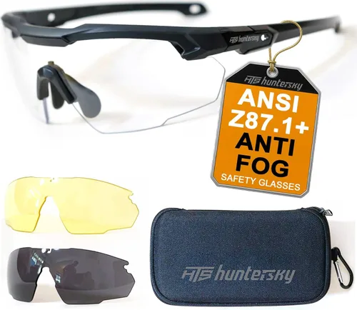 Vista 23 de Gafas de tiro tácticas balísticas ANSI Z87+UV400 gafas protectoras