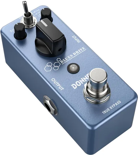 Vista 11 de Donner pedal gigante de guitarra de metal, aumenta el efecto de distorsión, 3 modos