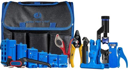 Vista 10 de Jonard Tools TK-105, Kit de herramientas de abertura y anillo de fibra óptica de alcance medio (1.2 mm - 10 mm) con estuche de transporte resistente