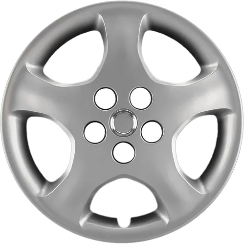 Vista 2 de Tapacubos plateados de 15 pulgadas de alta calidad para Toyota Corolla, construcción resistente (juego de 4)