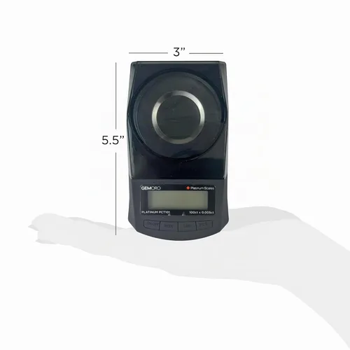Vista 5 de GemOro Platinum PCT101 Durable Precise Jewelers Premium Class Quilat Mini Scale Herramienta de precisión digital con lectura profesional experta