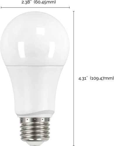 Vista 2 de Satco Bombilla mediana S29589 en acabado blanco, 4.38 pulgadas, 3000 k; base media; ángulo de haz de 220 grados