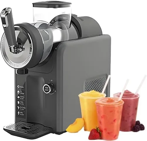 Vista 8 de Máquina automática de granizado de 8 litros, máquina giratoria de 360° con panel de alta definición, múltiples funciones preestablecidas