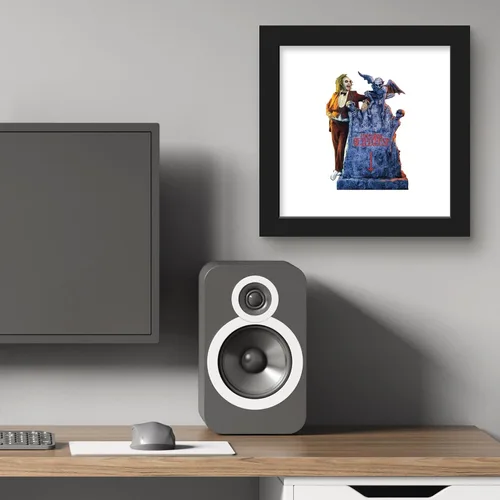 Vista 5 de Trends International Gallery Pops Beetlejuice - Póster de pared de Beetlejuice, 12.00 x 12.00 pulgadas, versión de marco negro