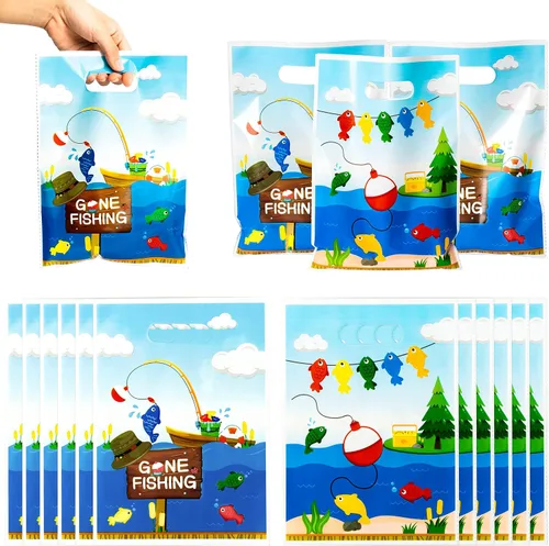 Vista 15 de Bolsa de Regalo para Primera Fiesta de Cumpleaños Oso 50Pcs Bolsas de Dulces y Regalos con Oso Marrón Dulces y Golosinas para Fiesta Temática Oso