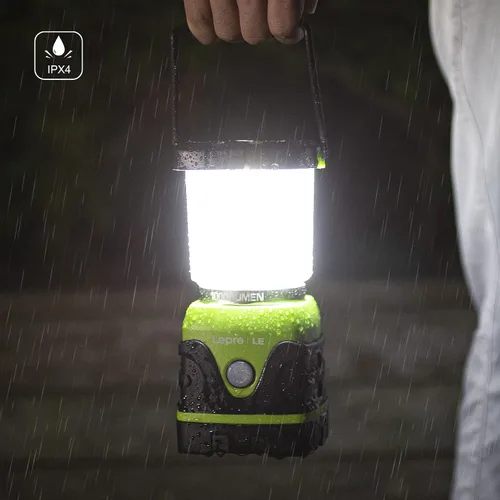 Vista 4 de Lighting EVER Paquete – 2 artículos: 1000LM batería LED linterna camping y 1000LM recargable LED linterna de camping
