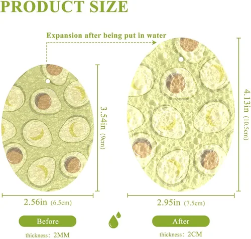 Vista 2 de Esponjas de cocina para lavar platos, esponjas de cocina para el hogar, esponja absorbente y reutilizable para lavar platos