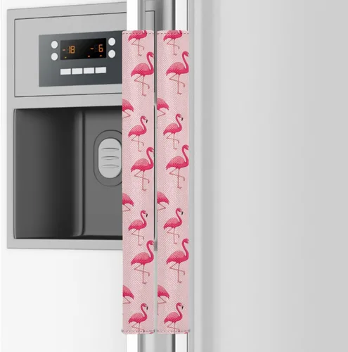 Vista 12 de Juego de 2 fundas para manija de puerta de refrigerador