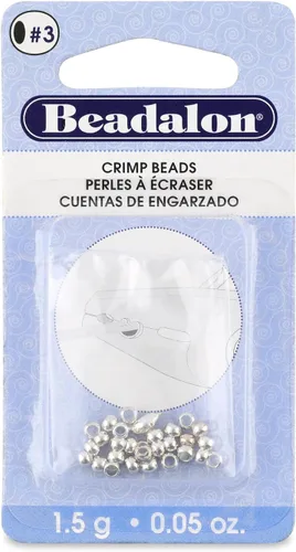 Vista 8 de Beadalon Cuentas de engarzar, tamaño #1, color dorado, 1 oz, aprox. 1,400 piezas