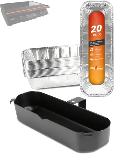 Vista 17 de Griddle Accessories Set for Blackstone 17 22 28 36 Inch, BBQ Grill Parts Plateado