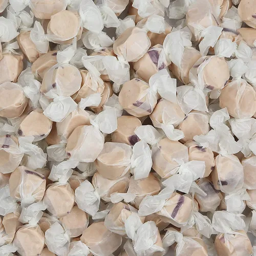 Vista 52 de Dulces gourmet suaves y masticables de agua salada, envueltos individualmente, bolsa a granel (pastel de manzana, 1 libra (paquete de 1))
