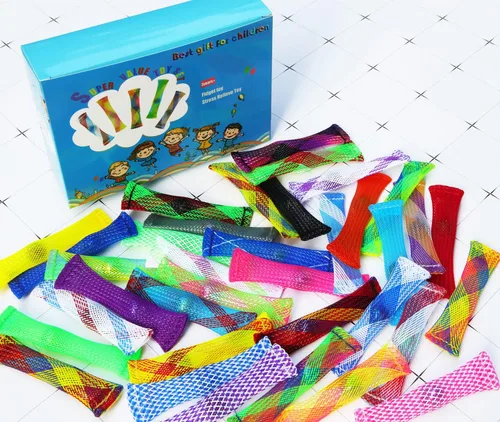 Vista 9 de Juguete Fidget (5 colores) para aliviar el estrés, mejorar el enfoque, alivia el estrés y aumenta la concentración para adultos y niños, ha ayudado