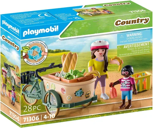 Vista 2 de Playmobil Bicicleta de carga para granjeros
