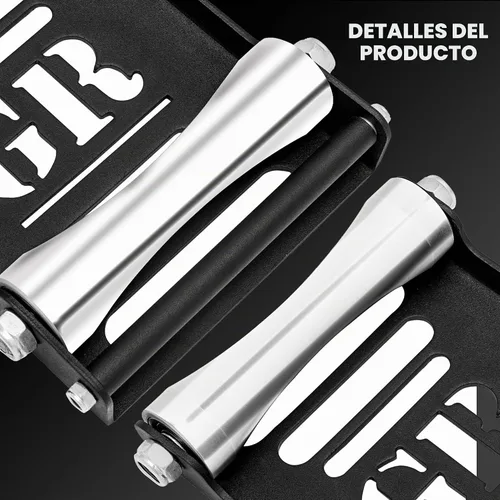 Vista 3 de GRAND PITSTOP Soporte de mantenimiento para motocicletas y vehículos de potencia, soporte de limpieza de ruedas con rodillo para limpieza de Negro