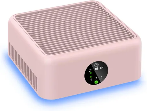 Vista 9 de Purificadores de aire para el hogar, purificador de aire pequeño True HEPA para dormitorio, hasta 615 pies cuadrados, 15 dB silencioso, para olores