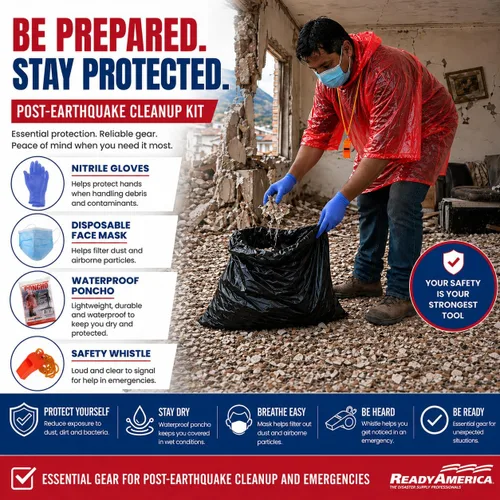 Vista 5 de Ready America, kit de emergencia, 2 personas