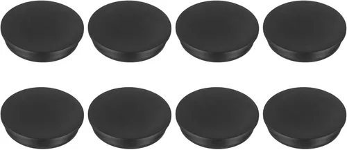 Vista 124 de MECCANIXITY - Tapones de silicona en forma de T (26mm, 1 pulgada de diámetro), color negro