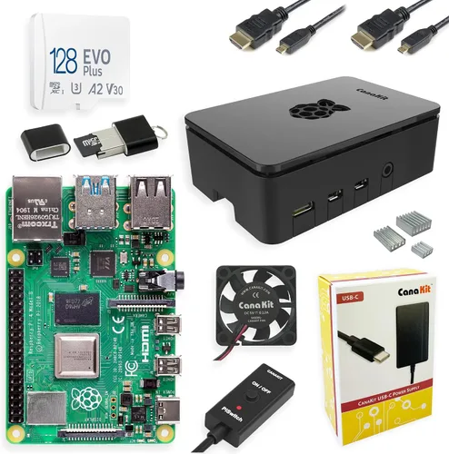Vista 2 de CanaKit - Raspberry Pi 4 Extreme Kit - Edición de 128 GB (2GB de RAM)