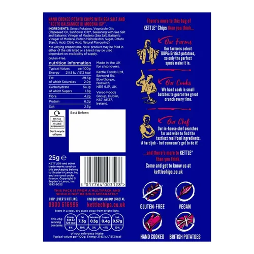 Vista 3 de Hervidor de patatas fritas cocidas a mano, caja variada, 48 x 0.88 oz