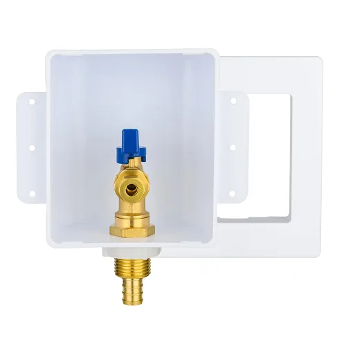 Vista 14 de EFIELD Premium Ice Maker Outlet Box,1/2-Inch Sweat (MIP) Inlet with Installed 1/4-Turn Ball Valve (Mip),(IM032) (Pack of 2)