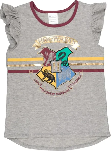 Vista 2 de Harry Potter Hogwarts - Conjunto de camiseta y leggings de manga corta con volantes
