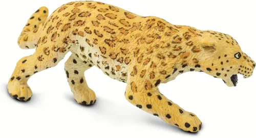 Vista 4 de Safari Ltd. Figura de juguete de leopardo, realista, pintada a mano, modelo de 5 pulgadas, juguete educativo seguro para niños, niñas y niños a