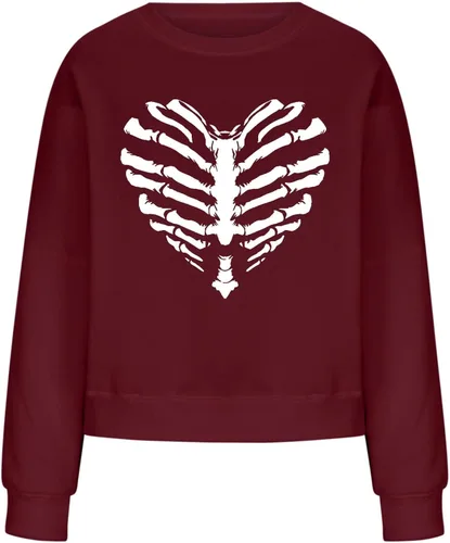Vista 4 de Sudaderas de Halloween para mujer, sudadera con capucha y estampado de letras escolares, sudadera corta de entrenamiento