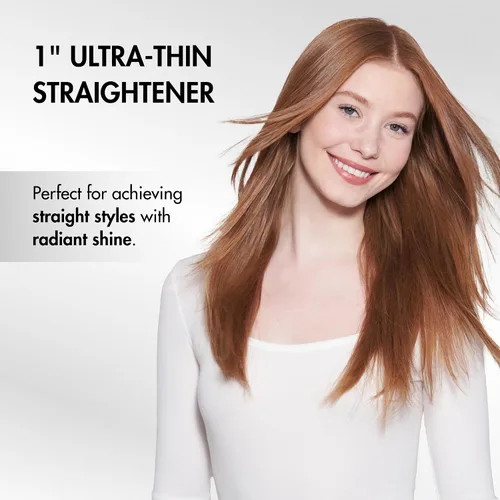 Vista 5 de BabylissPRO Nano Titanium Ultra-Thin Hair Straightener, Professional Flat Iron, 5-Inch Extended Plates for Faster Straightening, for All Hair Types