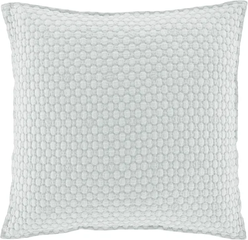 Vista 8 de Pine Cone Hill Lodi Alabaster Matelasse funda de almohada, tamaño estándar, patrón sólido color marfil