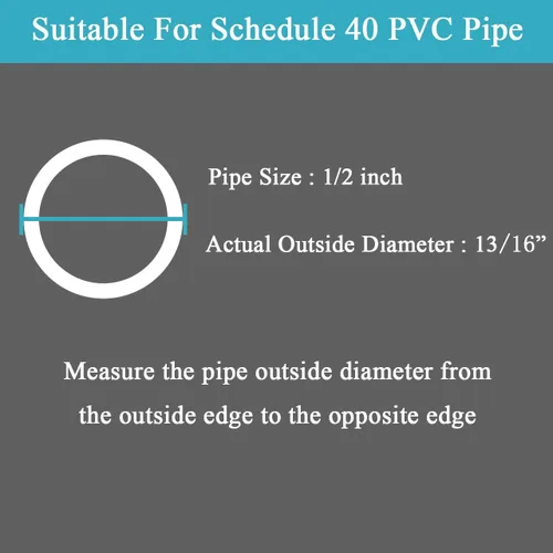 Vista 3 de CozyCabin Divisor de PVC de 1/2 pulgada con boquilla de niebla de latón (paquete de 10)