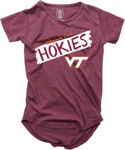 Vista 79 de Wes and Willy NCAA - Camiseta Burnout para niñas S/S