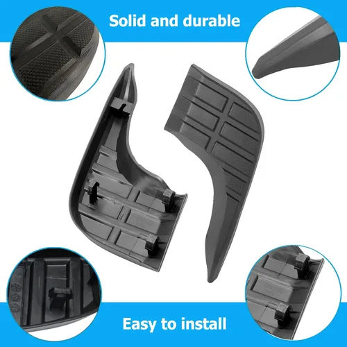 Vista 3 de Almohadilla de paso de parachoques trasero para Toyota Tundra 2014-2021 Reemplazar OEM # 52163-0C070 52164-0C060 TO1196102 TO1197102