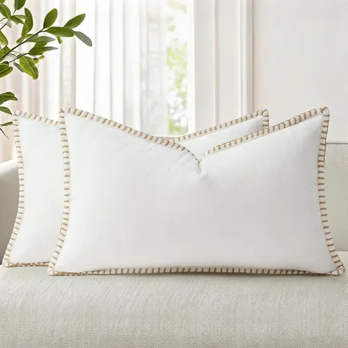 Vista 25 de decorUhome Juego de 2 fundas de almohada de felpilla suave y acogedora de otoño de 12 x 12 pulgadas, fundas decorativas modernas de terciopelo Aqua