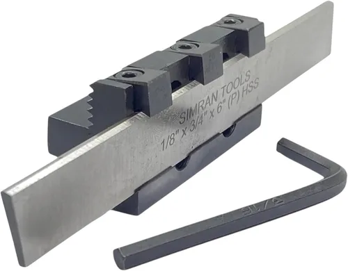 Vista 6 de SOPORTE PARA HERRAMIENTAS DE SEPARACIÓN CON CUCHILLA HSS DE 10 MM DE 3/32" X 1/2" X 10,16 CM Herramienta de precisión Producto de acero Libre