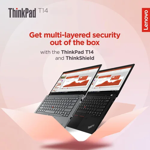Vista 3 de Lenovo ThinkPad T14 - Laptop de negocios, Intel Core i7, 40 GB de RAM, SSD