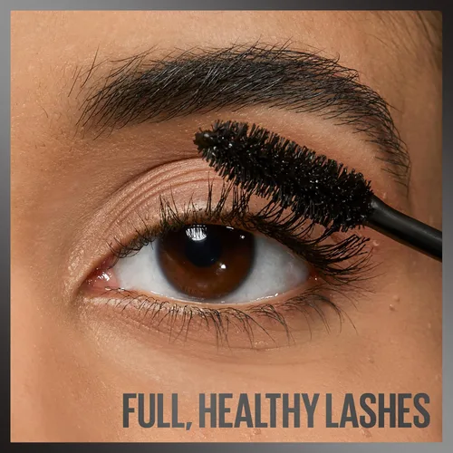 Vista 4 de Maybelline New York, Full 'N Soft, máscara lavable, muy negra, 0.28 fl oz oz.