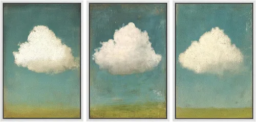 Vista 46 de SIGNWIN Lienzo enmarcado para pared, juego de arte de collage de hojas transparentes en blanco y negro, ilustraciones de naturaleza silvestre, arte