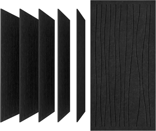 Vista 10 de UMIACOUSTICS Paquete de 3 paneles acústicos grandes absorbentes de sonido, paneles acústicos ignífugos de 48 x 24 x 0.4 pulgadas, paneles