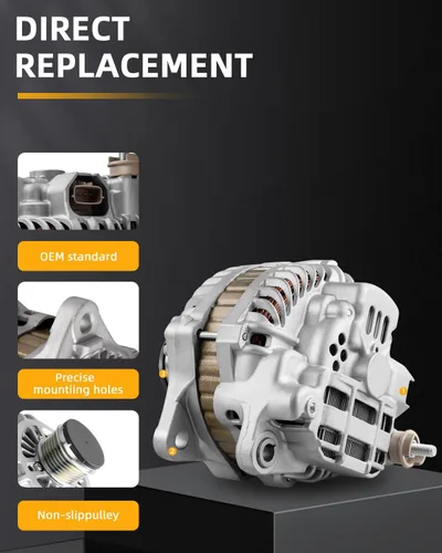 Vista 3 de Alternador OCPTY para Chrysler 200 2011-2013, para Dodge para Avenger 2008-13