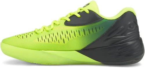 Vista 3 de PUMA Mujeres Stewie 1 Quiet Fire Baloncesto Zapatillas - Amarillo