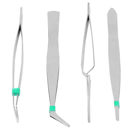 Vista 9 de Juego de 7 pinzas, kit de herramientas de mano multiusos antiestático para reparación de mantenimiento de electrónica