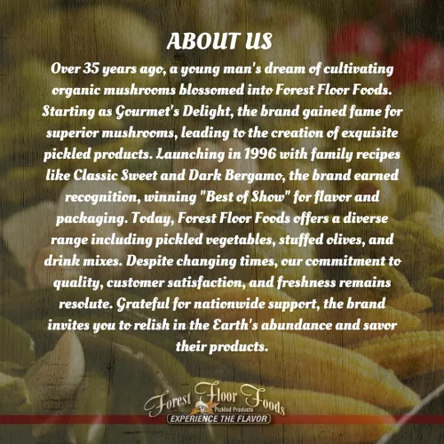 Vista 3 de Forest Floor Foods Bloody Mary Pickle Spears, lanzas en escabeche con sabor a jalapeño y ajo, guarnición Bloody Mary, aperitivo saborizado, 24 onzas