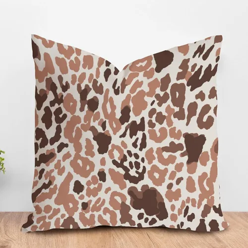 Vista 53 de ArogGeld Funda de almohada para sofá, guepardo y leopardo, estampado de leopardo, funda de cojín decorativa de granja para sala de estar