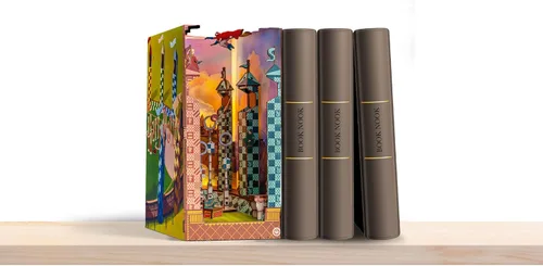 Vista 8 de Revell Harry Potter Quidditch Field 3D Book Nook - Kit de rompecabezas