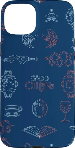 Vista 9 de iPhone 16 Good Omens - Funda Símbolos