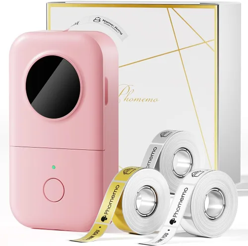 Vista 12 de Phomemo D30 - Etiquetadora con cinta, Bluetooth, portátil, pequeña, para teléfono inteligente, múltiples plantillas, icono de fuentes, fácil