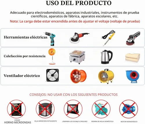 Vista 6 de Controlador de velocidad variable de motor AC ZOWZEA 120V 15A 4000W con interruptor de protección contra sobrecarga